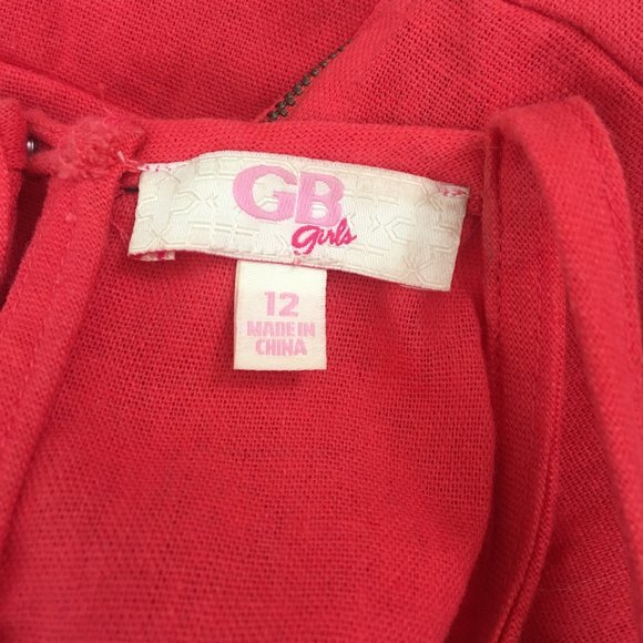 GB girls red jumper - Picture 3 of 5